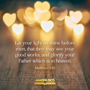 Whose light are we shinning? Ours? His?